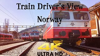 TRAIN DRIVER'S VIEW: Spring time! Local Service to Myrdal in 4K UHD