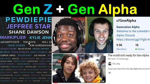 Generation Z and Generation Alpha. Gen Zer thoughts and reflections 19 Mar 2024