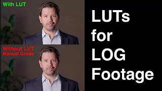LUTs for LOG: Why You Should Use a LUT with LOG Footage - DaVinci Resolve 14