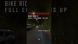 TRANSFAGARASAN bike RIDE 2, Bâlea lake | #shorts | Techno mix | 🇷🇴