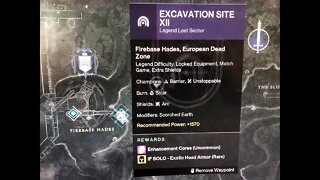 Lost Sectors for Exotic Helmets