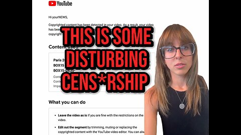 YOUTUBE CENSORS ANGELA CARINI CRYING