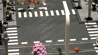 Lego Street Tiles & Amsterdam Paradiso in LEGO