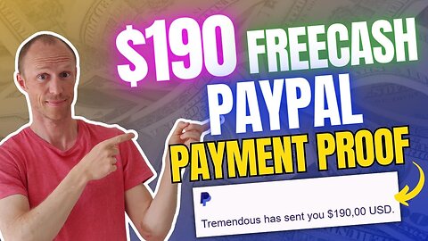 $190 Freecash PayPal Payment Proof (How to Withdraw Step-by-Step)