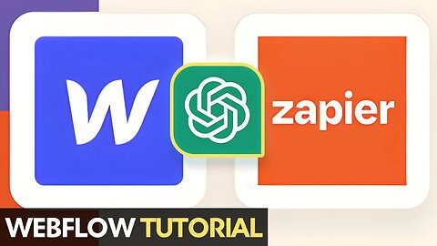 Zapier and ChatGPT For Webflow: OpenAI For Responding To Form Submissions | Tutorial