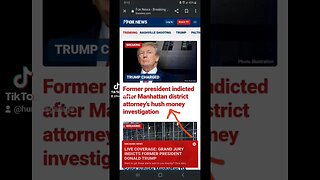 BREAKING NEWS: PRESIDENT TRUMP INDICTED #fyp #breaking_news