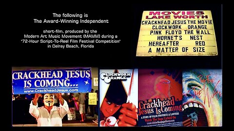 Crackhead Jesus The Movie Uncensored Award Winning Film Produced By The Modern Art Music Movement