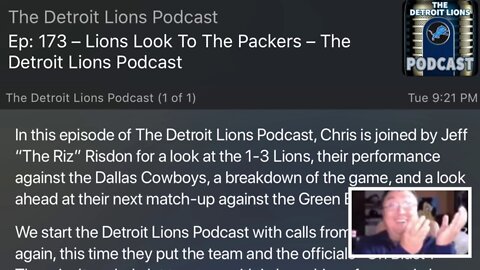 The Detroit Lions Podcast and a Car Fire