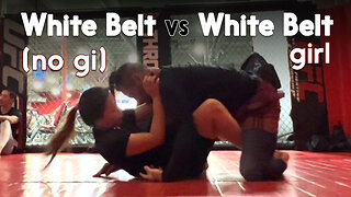 Jiu Jitsu White Belt vs White Belt Laurinda {Girl} [No Gi] | Circadian MMA (10-18-2022)