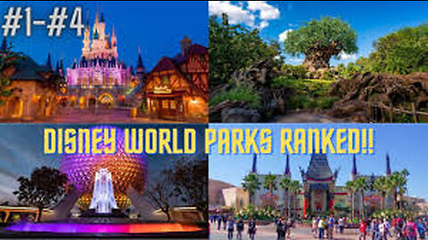 ALL 4 Disney World Parks Ranked!!! (2022)