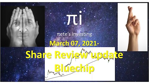 Share Review Update Bluechip Mar 7 2021 - Is this a correction or start of something more sinister?