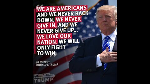 Donald J. Trump's Motivational Speech - Never Give Up.