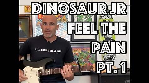 Feel The Pain Dinosaur Jr Guitar Lesson + Tutorial Part 1 (Rhythm & Fills)