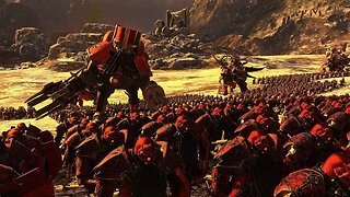 Chaos Dwarfs Vs Dwarfs | Huge cinematic Battle | Total War Warhammer 3