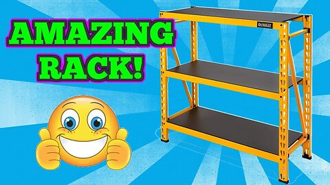 Check Out These Heavy Duty Industrial DeWALT Shelving Rack!