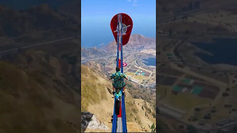 The Most INSANE Stunts On Mount Chiliad - GTA 5! #Shorts | TAFFY GAMING