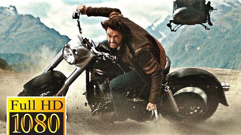 Wolverine vs Helicopter - Motorcycle Chase Clip X Men Origins Wolverine