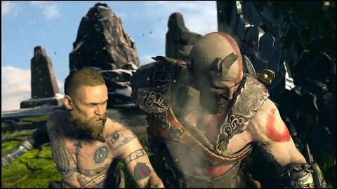 Kratos vs Baldur ROUND 2, Battle Across The Realms | PS5, PS4 | God of War (2018) 4K Clips