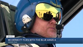 Bills coach takes flight with The Blue Angels