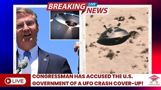 Congressman Has Accused The U.s. Government Of A Ufo Crash Cover-up!