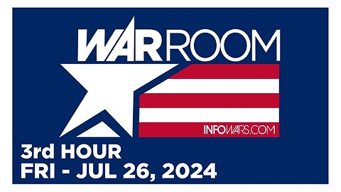 WAR ROOM [3 of 3] Friday 7/26/24 • KENNY WEBSTER - WHEELCHAIRS FOR WARRIORS • Infowars