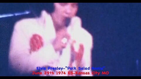 Elvis Presley "Polk Salad Annie" June 29th 1974 Kansas City MO