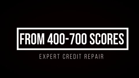 Extended Credit Repair Special until September 10, 2018
