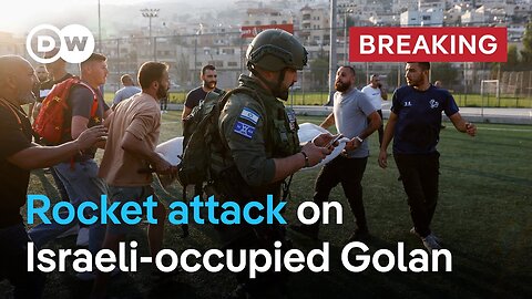 Ten people killed as rocket hits football pitch in Israeli-occupied Golan | DW News