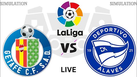 Getaffe vs Alavés | GET vs ALA | La Liga 2023 Live Football Match Simulation