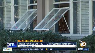 School district forced to implement half days due to heat