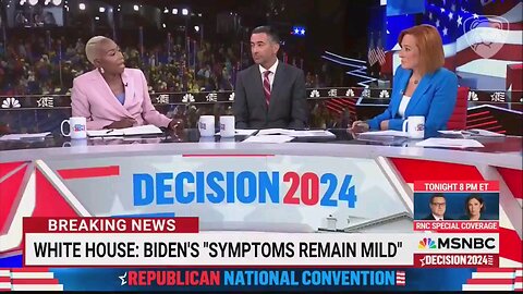 Joy Reid & Jen Psaki say Biden having COVID is "the same" as Trump surviving assassination attempt.