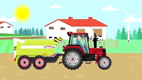 Fairy tale about Farmers by Professor Whisker :----- Farm work # Technology # Viral