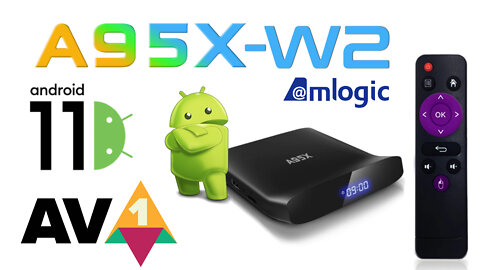 2022 A95X-W2 Amlogic S905W2 AV1 Android 11 TV Box