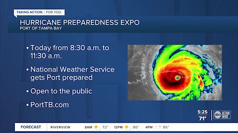 Hurricane Preearedness Expo Wednesda at Port of Tampa Bay