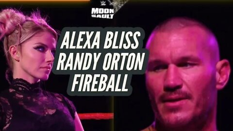 Alexa Bliss Randy Orton WWE Wrestling Fire Blinds Wrestler