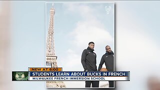 Students learn about Bucks in French