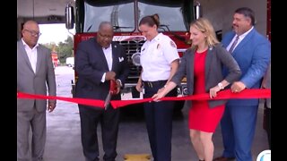 Ribbon cutting on new West Palm Beach fire station