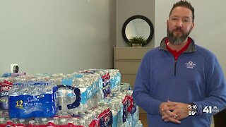 Local man collects water for school