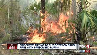 Firefighters trying to get ahead of future wildfires