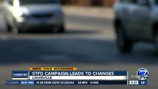 Louisville makes road changes to improve safety