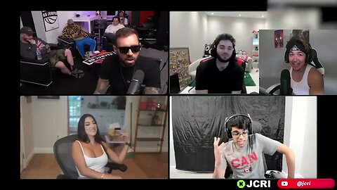 JCRI Reacts to Adin Ross Introduces Adam22 & Lena The Plug To N3ON