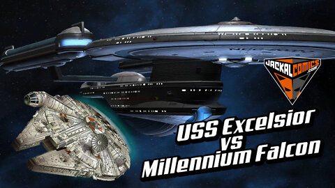 USS EXCELSIOR Vs. MILLENNIUM FALCON - Comic Book Battles: Who Would Win In A Fight?