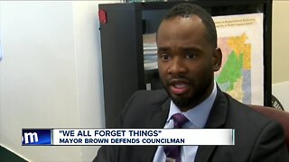 "We all forget things" - Mayor Brown defends councilman