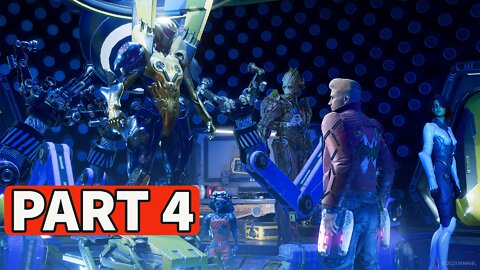 MARVEL'S GUARDIANS OF THE GALAXY Gameplay Walkthrough Part 4 FULL GAME [PC] No Commentary