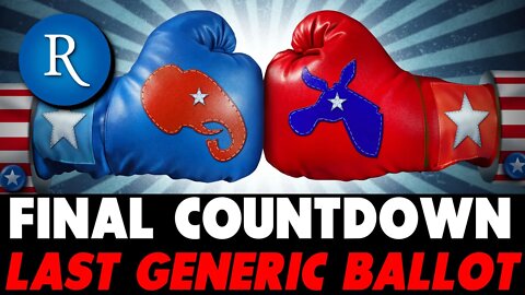 This Epic Election Cycle Draws to a Close, and We Review our Last Generic Ballot. Red Tsunami?