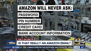 Amazon sending you an email? What NOT to do!
