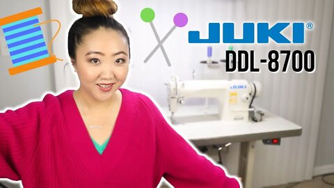 Let's Get INDUSTRIAL! Juki DDL-8700 Sewing Machine Overview, Bobbin Winding, Threading