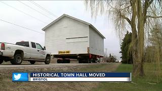 Historical Bristol Town Hall moved