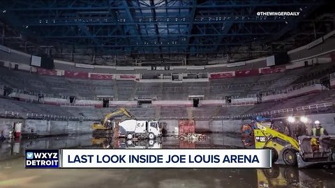 Last look inside Joe Louis Arena: Red Wings old home ready for destruction