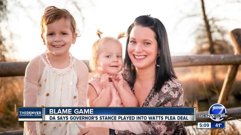 Chris Watts won't face the death penalty and the district attorney blames the governor